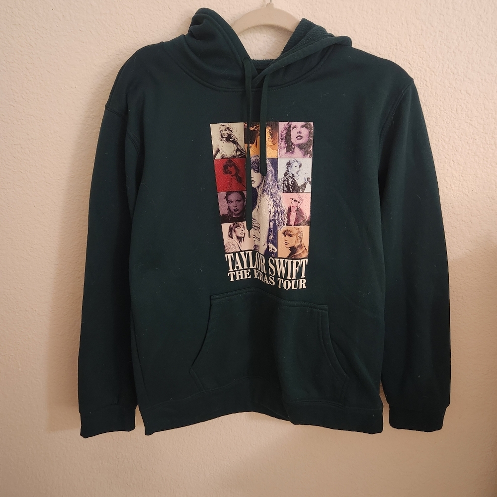 Taylor Swift Dark Green Graphic Hoodie